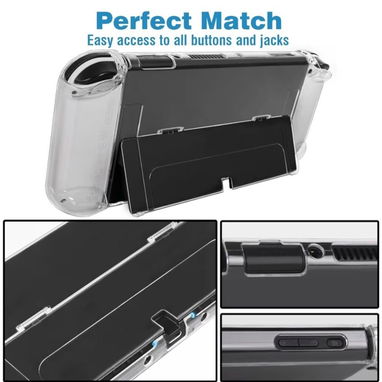 Disponible: Funda Transparente Protectora Nintendo Switch OLED Aga... | videojuegoshabana.com - Img 124493772