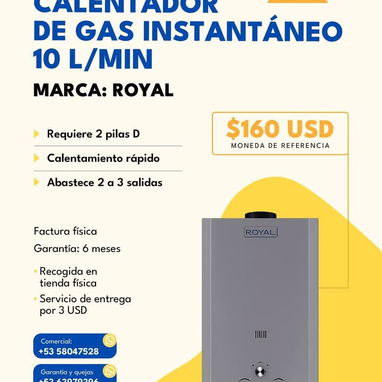 RODIMAX SURL,Electrodomesticos Marca Royal,Factura y Certifico de Garantia Impreso,Mensajeria,pago en cup - Img 120283279