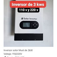 Inversores solares y baterías de las marcas MUST e INFINITY SOLAR. Diferentes potencias. NUEVO. ENTREGA INMEDIATA - Img 56829736