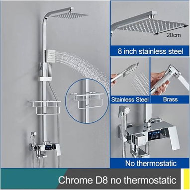 Duchas de hidromasajes, Duchas de Empotrado, 4 tiros - Img 121913946