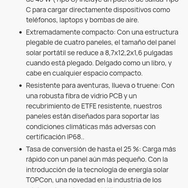 🔌☀️PANEL SOLAR ECOFLOW 45W Ideal pas Ecoflow, Móviles y Equipos - Img 118815561