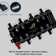 Hub Asus ROG de ventilador de PC + 3 ventiladores pwm marca antec. - Img 56119028