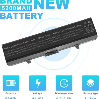BATERIA DE LITIO PARA LACTO DELL INSPIRON NUEVA A ESTRENAR , MODELOS COMPATIBLES EN LAS FOTOS - Img 122708532