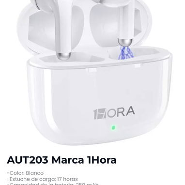 Audífonos marca 1hora - 4/5