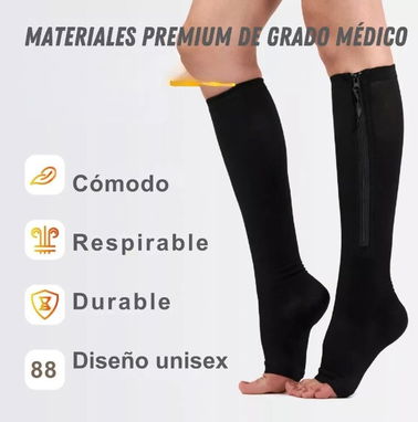 MEDIAS DE COMPRESION CON CIERRE DE ZIPPER - Img 72184102