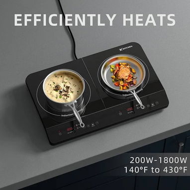 ☎️53544655 🛵 Entrega Disponible ⭐Cocina Eléctrica XKitchen 3000W – Doble Inducción ⭐ - 4/9