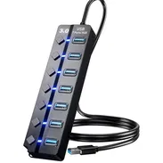 Hub regleta usb 7 puertos - Img 56063283