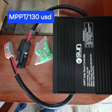 MPTT solar, marca SUN.  Para conectar el panel en el triciclo o cargar en caso una batería con paneles - Img 125357820