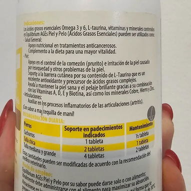 EQUILIBRIUM AGES PIEL Y PELO 60 TAB ( Omega 3 y 6) - Img 102966638