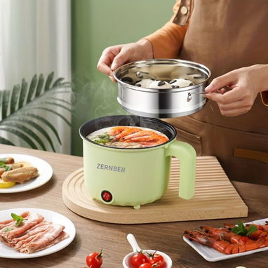 Olla Multifuncional - Antiadherente- ideal para cocinar con Estaciones de Energía- Potencia ajustable 300-700W - Img 124083469