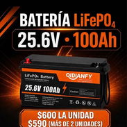 Batería de Litio LiFePO4 25.6V - 100Ah (QIDIANFY) - Img 57272689