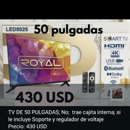 Smart tv royal de 50 pulgadas trae soporte y regulador, arletyisla 💯 - Img 57572308