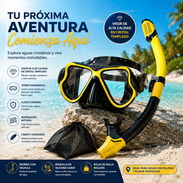 Set de careta y snorkel/ 2 visores cristal templado - Img 55936614