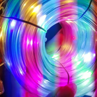 Tubo Luminoso  con cable tipo cuero de 10 metros . - 3/6