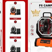Ventilador recargable F6 con paneles - Img 57413068