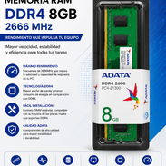 MEMORIA RAM ADATA DDR4 8GB 2666 MHz 🏠 35 USD - Img 57174439