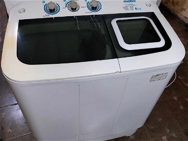 Vendo lavadora semiautomática de 6kg MABE - Img 69044460