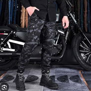 🏍️ Pantalón camuflaje para hombre, ideal para montar moto – Estilo militar – Cómodo y con mucha presencia - Img 55882376