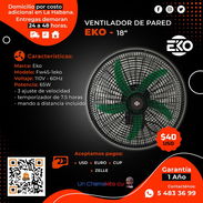 APROVECHA 🌀 VENTILADOR DE PARED EKO 18" EXCELENTE MATERIAL. FACTURA Y GARANTÍA DE 1 AÑO. TLF 54833699 - Img 49808538