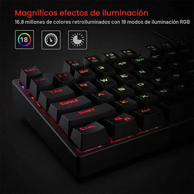 Red Dragon K582 RGB | Teclado Mecánico 100 % | - 7/7