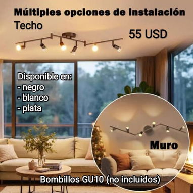 Lámparas de techo bombillos GU10 - Img 122543136