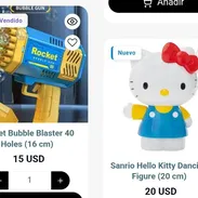 Juguetes pokemon trading rocket bubble sario hello kity - Img 58351397