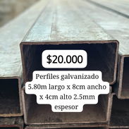 💥💥Perfilea de 80 x 40 de 6 m de 2.5 mm de grosor maxima calidad - Img 55448301