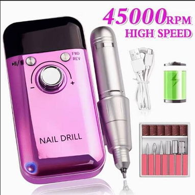 Drill de uñas 30 usd  - recargable -45000rpm - 2/2
