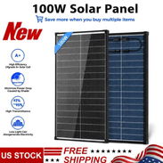 Panel Solar Bifacial de 100W, Panel Solar Monocristalino Tipo N de Alta Eficiencia 25%, Generación de Energía de Doble C - Img 57891297