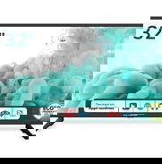 Televisor Smart tv de 32"  sistema operativo: android 14.0 smart mirroring 2 controles remoto base montaje en la pared - Img 46975746