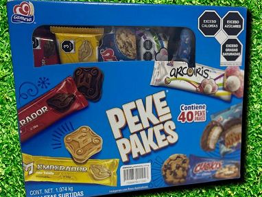 40 paquetes de galletas surtidas de sabor unico cada una peke pake - Img main-image-45591130