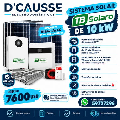 INVERSOR SOLAR, BATERIA, PANEL - 5/6
