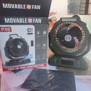 Ventilador recargable de 40mil miliamperes con panel solar - Img 55928318