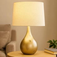 Lámpara de Mesa – Cuerpo Dorado - Img 57811638