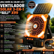 Super Ventilador solar por serv de mensajería costo adicional - Img 55743577