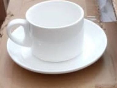 Platos p/ asados y tazas c/plato para café c/ leche - Img 67369601