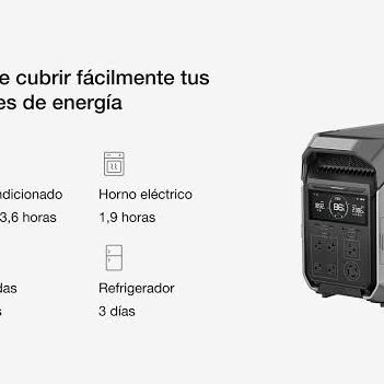 EcoFlow Delta 3 Pro Newsss en sus cajas Excelente Opción para Evitar los apagones durante Horas - Img 105354969