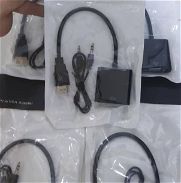 Adaptador display port a HDMI y Adaptador HDMI a VGA+cable y entrada de audio auxiliar, disponibles en Playa - Img 45782831