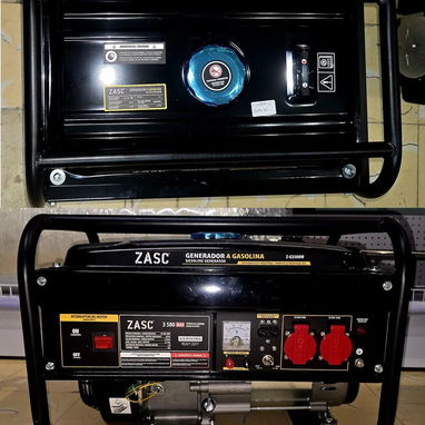 Planta eléctrica 3500 whatt 110 y 220v marca Zasc precio $355 USD con transporte adicional - Img 111101114