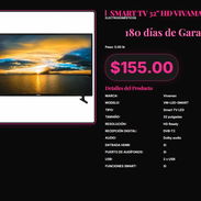 TV LED Smart 32" Vivamax DVB-T2 y Dolby, Vivamax TV 32" inteligente con 2 USB y audífonos . - Img 57354590