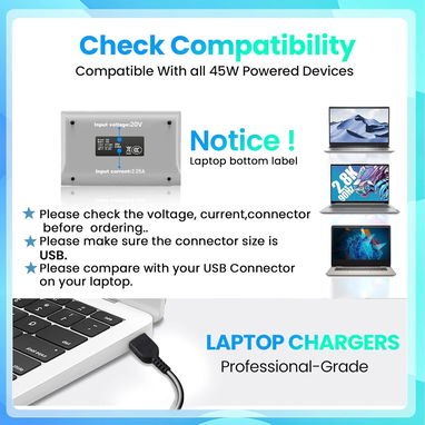 Cargador para Laptop marca: Lenovo 45W 20V 2.25A modelo, ADLX45NLC3A ADLX45NCC2A ADLX45NLC2A ADLX45NCC3A 53274327 - Img 120602064