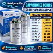 Capacitores dobles CBB65 | AACORE SUPPLY | Unidad y mayorista - Img 58272178