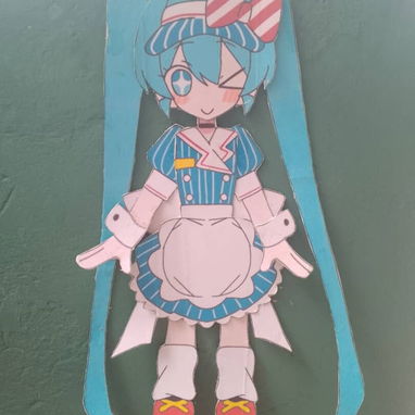 Personajes en cartulina - 2/3