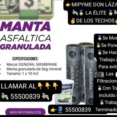 Montaje Reparación y Colocación De Manta Alfatica o Papel De Techo Para Eliminar La Humedad y La Filtracione De Su Hogar - Img 121720314