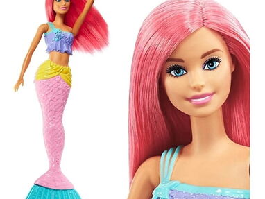 HERMOSA Barbie Dreamtopia Sirena Mágica - Muñeca Original, Sellada en Caja - Img 32802127