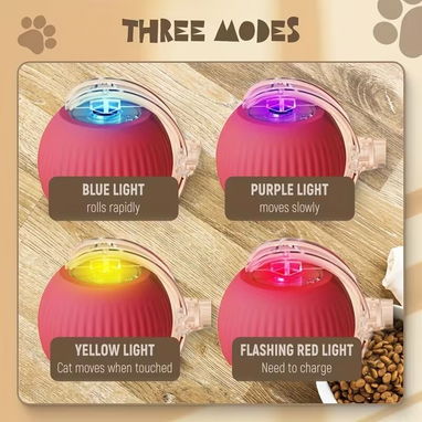 ☎️53544655 🛵 Entrega Disponible ⭐Pelota Interactiva Eléctrica para Gatos ( Verde ) ⭐ - 3/9