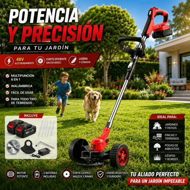 Máquina p/ servicio d patio y jardín/corte de malezas, gajos, césped, más - 5/5