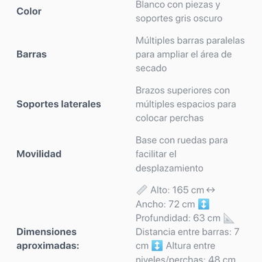 Tendedera vertical ropa. Solo 22 USD 🐝 - 3/3