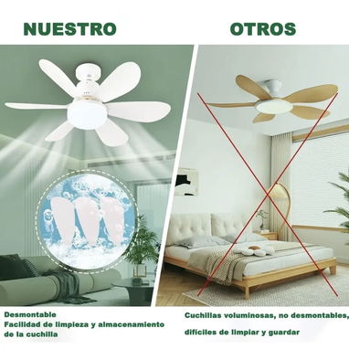 Ventilador de techo con lampara  60 usd - Img 122182883
