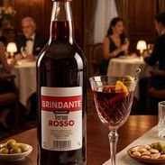 Vermouth Rojo Brindante 1 Litro - Img 58303209